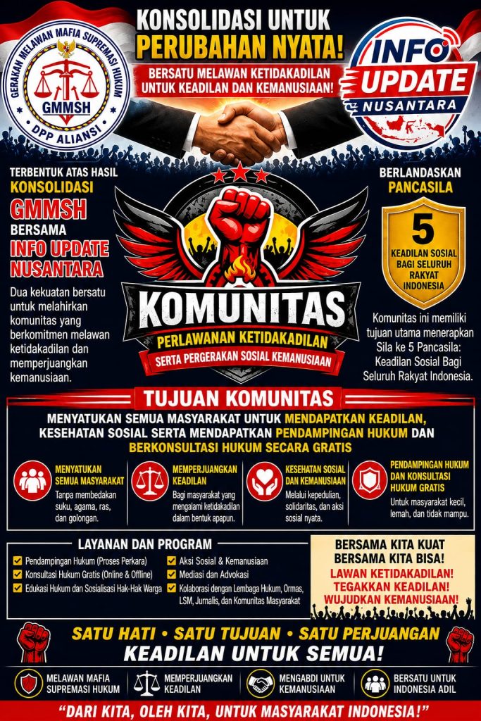 Gratis..! Ayo Gabung Menjadi Bagian Perubahan“Dari Rp10 Ribu Menjadi Gerakan Besar: Bersatu Melawan Ketidakadilan, Bergerak untuk Kemanusiaan”