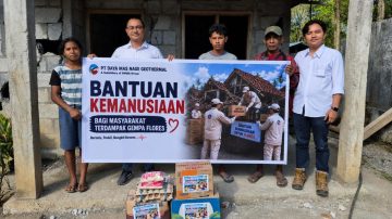 Gempa Flores: PT Daya Mas Nage Geothermal Salurkan Bantuan Logistik ke Wilayah Terpencil