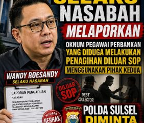Penagihan Oknum Perbankan Melalui Pihak Vendor Berujung Laporan di Polda Sulsel
