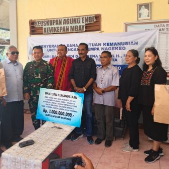Peduli Bencana, Andi Gani Nena Wea Group Gelontorkan Bantuan Rp1 Miliar di Nagekeo