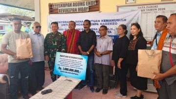 Peduli Bencana, Andi Gani Nena Wea Group Gelontorkan Bantuan Rp1 Miliar di Nagekeo