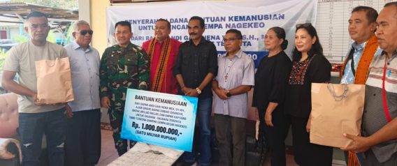 Peduli Bencana, Andi Gani Nena Wea Group Gelontorkan Bantuan Rp1 Miliar di Nagekeo