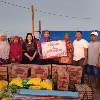 Lestari Jejak Sosial Jacob Nuwa Wea, Keluarga Bantu Korban Gempa Nagekeo