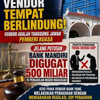 Jelang Putusan, Ketua Umum Aliansi Perlawanan Ketidakadilan Soroti Gugatan Rp500 Miliar terhadap Bank Mandiri