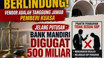 Jelang Putusan, Ketua Umum Aliansi Perlawanan Ketidakadilan Soroti Gugatan Rp500 Miliar terhadap Bank Mandiri