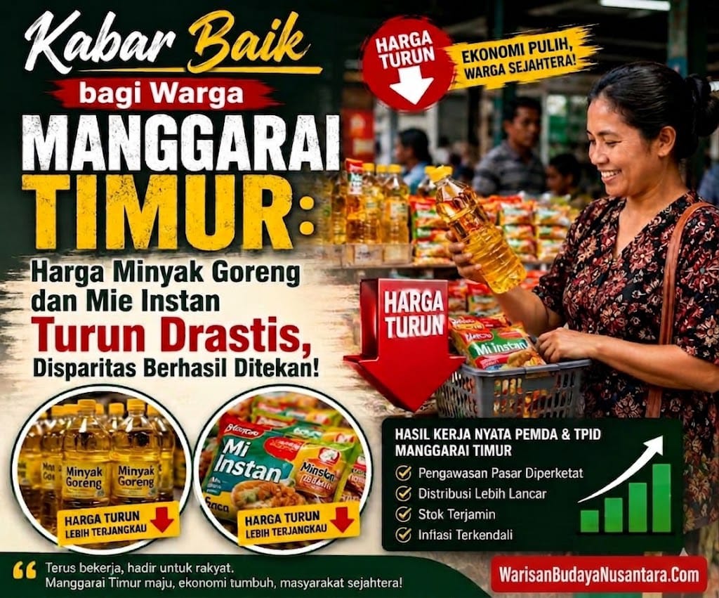 Intervensi Pasar Pemkab Manggarai Timur Mulai Redam Disparitas Harga