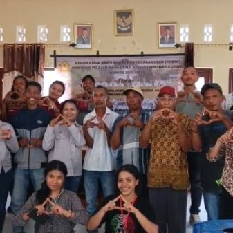 Hipelmas dan Petani Nagekeo Olah Bahan Lokal Jadi Pakan dan Pupuk Alami