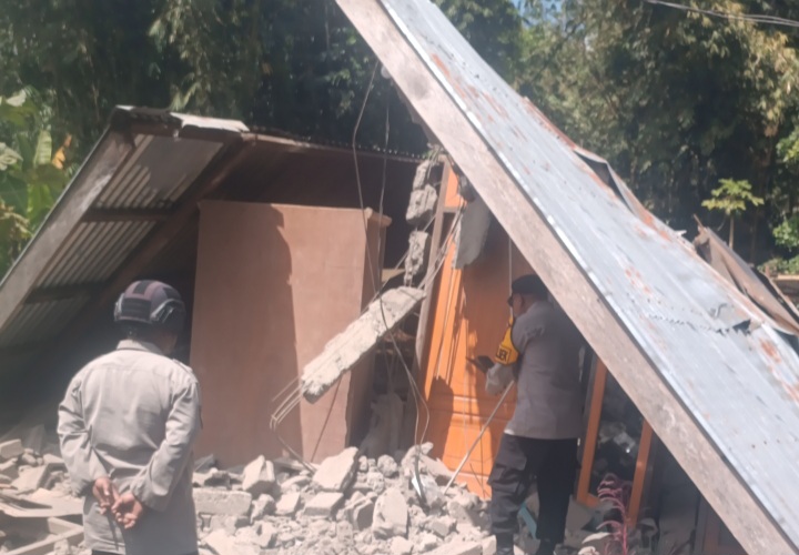 NTT : Ratusan Rumah di Ngada Rusak, Penanganan Darurat Mulai Berjalan