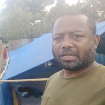 Ironis : Terkendala Akses Jalan, Bantuan Air Bersih Gagal Menjangkau Korban Gempa Kampung Kawa Nagekeo