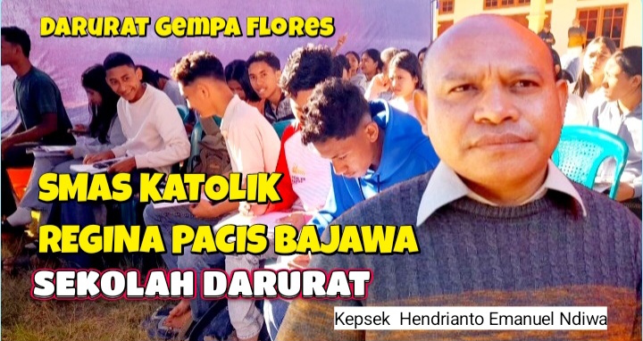 Pasca-gempa Flores, SMA Katolik Regina Pacis Bajawa Terapkan Dua Skema Pembelajaran Darurat