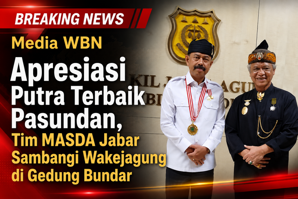 Apresiasi Putra Terbaik Pasundan, Tim MASDA Jabar Sambangi Wakejagung RI di Gedung Bundar