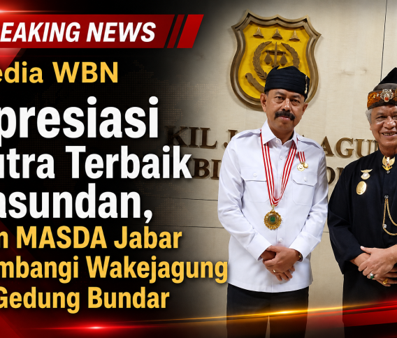 Apresiasi Putra Terbaik Pasundan, Tim MASDA Jabar Sambangi Wakejagung RI di Gedung Bundar