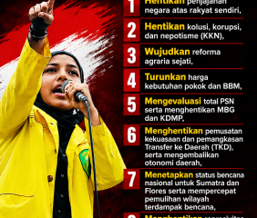 8 Tuntutan Mahasiswa