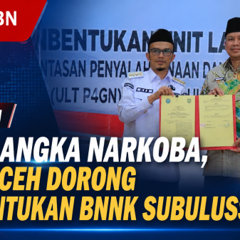 Tekan Angka Narkoba, BNNP Aceh Dorong Pembentukan BNNK Subulussalam
