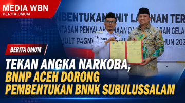 Tekan Angka Narkoba, BNNP Aceh Dorong Pembentukan BNNK Subulussalam