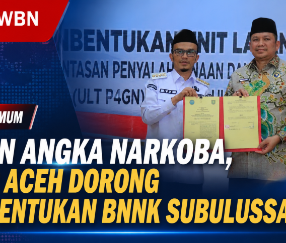 Tekan Angka Narkoba, BNNP Aceh Dorong Pembentukan BNNK Subulussalam