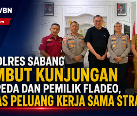 Kapolres Sabang Sambut Kunjungan Bappeda dan Pemilik Fladeo, Bahas Peluang Kerja Sama Strategis