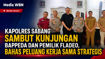 Kapolres Sabang Sambut Kunjungan Bappeda dan Pemilik Fladeo, Bahas Peluang Kerja Sama Strategis