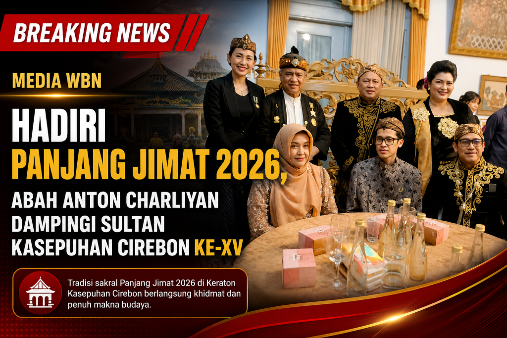 Hadiri Panjang Jimat 2026, Abah Anton Charliyan Dampingi Sultan Kasepuhan Cirebon Ke-XV