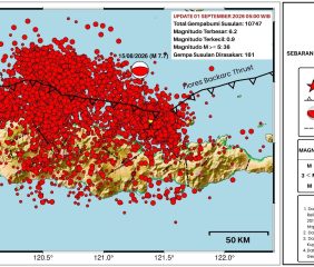 Hingga Awal September, Rentetan Gempa Susulan Flores Menembus 10.747 Kali