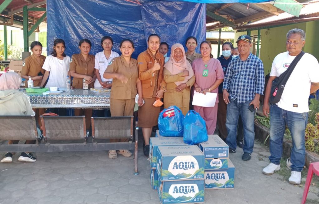 PKB Ende Pasok Ransum Logistik untuk Nakes di Tenda Darurat