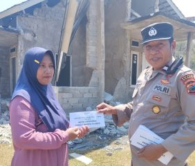 Gempa Flores: Bintara Polri Angkatan 17 Salurkan Bantuan untuk Warga Riung
