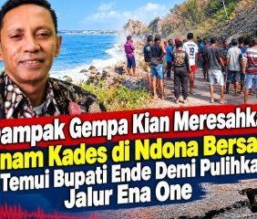 Jalur Ena One Lumpuh akibat Gempa, Enam Kades di Ende Temui Bupati