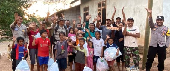 Pemerintah Kecamatan Riung Barat Apresiasi Bantuan Polda NTT untuk Warga Terdampak Gempa