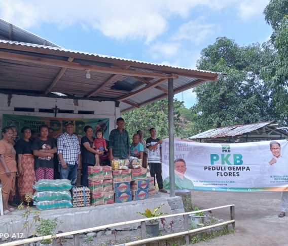Gempa Flores: PKB Ende dan Pertamina Salurkan Sembako ke Desa Ngalupolo
