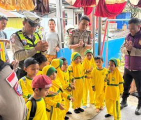 Polres Ende Gelar Pendampingan Psikososial bagi Anak-anak Terdampak Gempa Flores