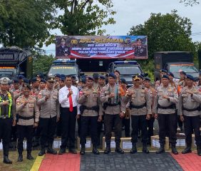 Operasi Aman Nusa II Berakhir, Personel BKO Brimob Nusantara Tinggalkan Flores