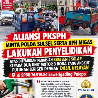 Diduga Salahi Aturan Disribusi Solar Bersubsidi, SPBU di Palopo Dilaporkan ke Polda Sulsel