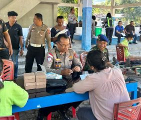 HUT Ke-71 Lalu Lintas Bhayangkara: Satlantas Polres Ende Gelar Pemeriksaan Kesehatan Gratis dan Donor Darah