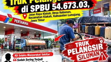 Sopir Truk Kecewa, Dugaan Truk “Pelangsir Siluman” Disebut Sering Mengisi BBM di SPBU 54.673.03 Lumajang