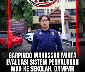 Di Sela Kunjungan ke Polda Sulsel Hari Ini, GARPINDO DPC Makassar Desak Evaluasi Total Realisasi Anggaran MBG dari BGN