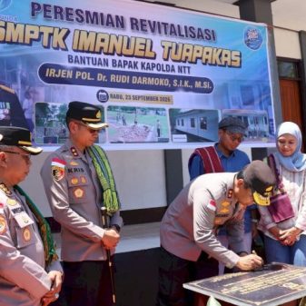 Sinergi Polda NTT dan Yayasan Amal Bunda Revitalisasi Gedung Sekolah di Timor Tengah Selatan