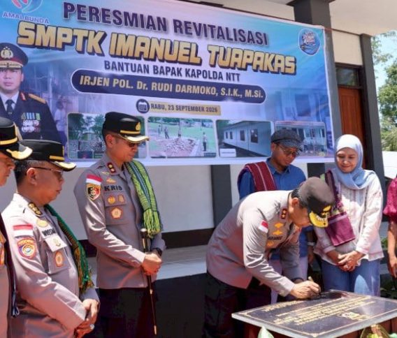Sinergi Polda NTT dan Yayasan Amal Bunda Revitalisasi Gedung Sekolah di Timor Tengah Selatan