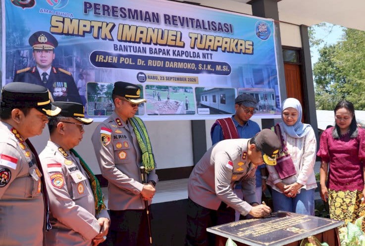 Sinergi Polda NTT dan Yayasan Amal Bunda Revitalisasi Gedung Sekolah di Timor Tengah Selatan
