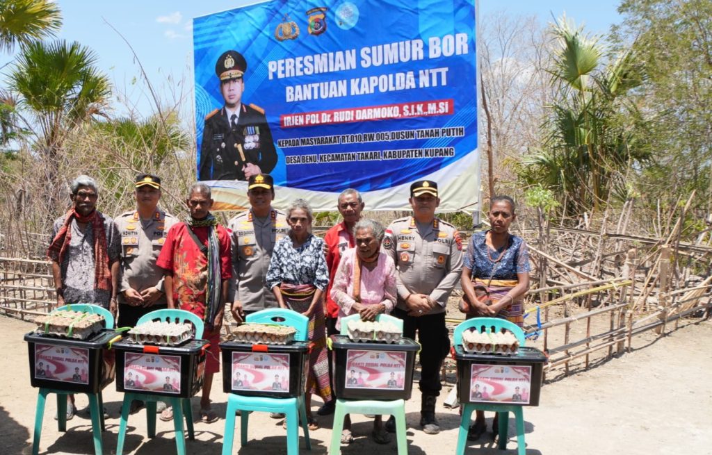 Polda NTT Bangun Sumur Bor untuk Atasi Krisis Air Bersih di Kabupaten Kupang
