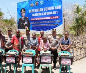 Polda NTT Bangun Sumur Bor untuk Atasi Krisis Air Bersih di Kabupaten Kupang
