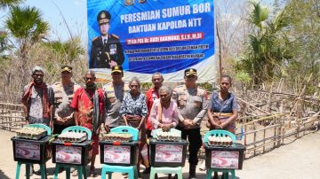 Polda NTT Bangun Sumur Bor untuk Atasi Krisis Air Bersih di Kabupaten Kupang
