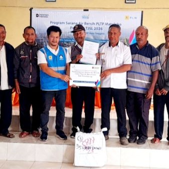 Tanggung Jawab Sosial Lingkungan PLTP Mataloko Salurkan Bantuan Sarana Air Bersih
