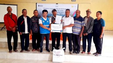 Tanggung Jawab Sosial Lingkungan PLTP Mataloko Salurkan Bantuan Sarana Air Bersih