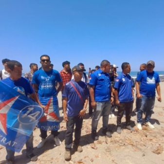 Gerakan Langit Biru, Partai Demokrat Ngada Gelar Aksi Lingkungan di Golewa Selatan