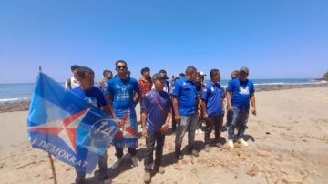 Gerakan Langit Biru, Partai Demokrat Ngada Gelar Aksi Lingkungan di Golewa Selatan