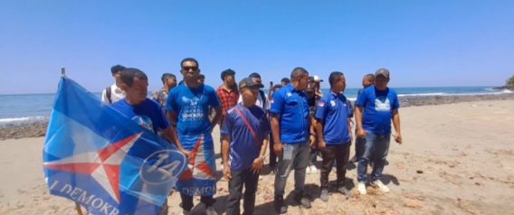 Gerakan Langit Biru, Partai Demokrat Ngada Gelar Aksi Lingkungan di Golewa Selatan