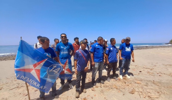 Gerakan Langit Biru, Partai Demokrat Ngada Gelar Aksi Lingkungan di Golewa Selatan