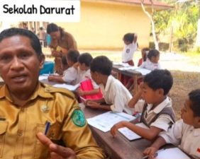 Sekolah Darurat Gempa, SDK Mataia Ngada Bertahan dengan Terpal Pinjaman, Kadis Urai Skema Bantuan