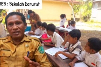Sekolah Darurat Gempa, SDK Mataia Ngada Bertahan dengan Terpal Pinjaman, Kadis Urai Skema Bantuan