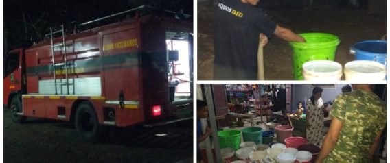 Kemarau Panjang di Marusu, Pasilog Kodim 1422/Maros Kapten Inf Main RM Gerak Cepat Salurkan Air Bersih Ke Warga